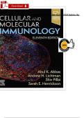 Full Test Bank for Cellular and Molecular Immunology&comma; 11th Edition by Abul K&period; Abbas&comma; Andrew H&period; Lichtman&comma; Shiv Pillai&comma; and Sarah E&period; Henrickson &vert; Chapters 1-21 &vert; Verified Questions & Answers &vert; Detailed Rationales &vert; Updated 2026 Version
