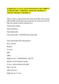 KAISER EKG ACTUAL EXAM QUESTIONS AND CORRECT ANSWERS &lpar;100&percnt; VERIFIED&rpar; &vert; ALREADY GRADED A&plus; &vert; NEWEST 2026&sol;2027 &vert; GRADED A&plus;&period;