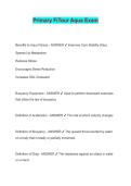 Primary FITOUR Aqua Exam 2026&sol;2027 &vert; Certification Study Guide