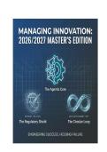 Managing Innovation 2026&sol;2027 Mastery Blueprint &vert; Tidd & Bessant 8th Ed&period; &vert; S-Tier Exam Prep