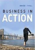 Business in Action&comma; 6e &lpar;Bovee&sol;Thill&rpar; &ndash; Chapter 1 Developing a Business Mindset &ndash; chapter summary and key concepts