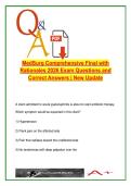 MedSurg Comprehensive Final Exam 2026 &ndash; 180&plus; Q&A with Rationales &vert; UTI&comma; Renal Failure&comma; Seizures&comma; ICP&comma; Neurological Disorders