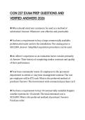 CON 237 EXAM PREP QUESTIONS AND VERIFIED ANSWERS 2026