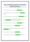 CST Certification Exam &num;4 Practice Guide 2026 Test