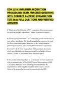 CON 2370 SIMPLIFIED ACQUISITION PROCEDURES EXAM PRACTICE QUESTIONS WITH CORRECT ANSWERS EXAMINATION TEST 2026 FULL QUESTIONS AND VERIFIED ANSWERS