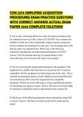 CON 2370 SIMPLIFIED ACQUISITION PROCEDURES EXAM PRACTICE QUESTIONS WITH CORRECT ANSWERS ACTUAL EXAM PAPER 2026 COMPLETE SOLUTIONS
