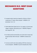 Mechanics M&period;E&period; NEIEP Exam Questions 2026&sol;2027 &vert; Study & Review Guide
