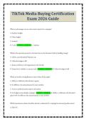TikTok Media Buying Certification Exam 2026 Guide