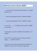 Mechanics Exam Review NEIEP 2026&sol;2027 &vert; Study & Practice Guide
