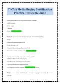 TikTok Media Buying Certification Practice Test 2026 Guide