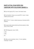 NU670 ACTUAL EXAM PAPER 2026 QUESTIONS WITH SOLUTIONS GRADED A&plus;
