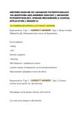 MIDTERM EXAM NR 507 ADVANCED PATHOPHYSIOLOGY  106 QUESTIONS AND ANSWERS 2026&sol;2027 &vert;&vert; ADVANCED  PATHOPHYSIOLOGY&comma; DISEASE MECHANISMS & CLINICAL  APPLICATION &vert;&vert; GRADED A&plus; 