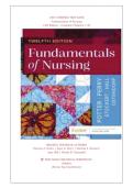 100&percnt; NCLEX&sol;NGN VERIFIED TEST BANK Fundamentals of Nursing &ndash; 12th Edition &lpar;Potter&comma; Perry&comma; Stockert&comma; Hall&comma; Ostendorf&rpar; &vert; 