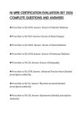 NJ MPJE CERTIFICATION EVALUATION SET 2026 COMPLETE QUESTIONS AND ANSWERS