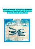 Income Tax Fundamentals &ndash; Whittenburg & Altus-Buller 38th Edition &vert; Complete Test Bank &vert; All Chapters