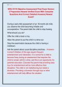 WGU D119 Objective Assessment Final Exam Version  2 Preparation Newest Verified Exam With Complete  Questions And Correct Detailed Answers&vert; Newest  Exam&excl;&excl;