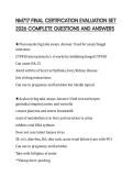 NM717 FINAL CERTIFICATION EVALUATION SET 2026 COMPLETE QUESTIONS AND ANSWERS