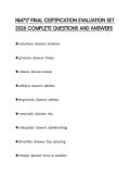 NM717 FINAL CERTIFICATION EVALUATION SET 2026 COMPLETE QUESTIONS AND ANSWERS