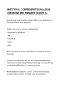 NM717 FINAL COMPREHENSIVE EXAM 2026 QUESTIONS AND ANSWERS GRADED A&plus;