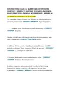 NUR 502 FINAL EXAM 232 QUESTIONS AND ANSWERS  2026&sol;2027 &vert;&vert; GRADUATE NURSING RESEARCH&comma; EVIDENCE BASED PRACTICE & CLINICAL SCHOLARSHIP &vert;&vert; GRADED A&plus; 