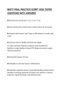 NM717 FINAL PRACTICE SCRIPT 2026 TESTED QUESTIONS WITH ANSWERS