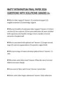 NM717 INTRAPARTUM FINAL PAPER 2026 QUESTIONS WITH SOLUTIONS GRADED A&plus;