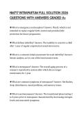 NM717 INTRAPARTUM FULL SOLUTION 2026 QUESTIONS WITH ANSWERS GRADED A&plus;