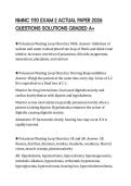 NMNC 1110 EXAM 2 ACTUAL PAPER 2026 QUESTIONS SOLUTIONS GRADED A&plus;