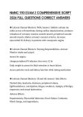 NMNC 1110 EXAM 2 COMPREHENSIVE SCRIPT 2026 FULL QUESTIONS CORRECT ANSWERS