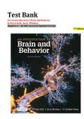 Test Bank for An Introduction to Brain and Behavior 6th Ed &vert; Full Chapters 1&ndash;16 &vert; Bryan Kolb & Ian Q&period; Whishaw &vert; Updated Version