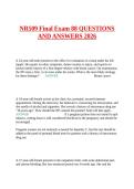 NR509 Final Exam 88 QUESTIONS AND ANSWERS 2026