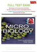 FULL TEST BANK Microbiology&colon; An Evolving Science Sixth Edition By Joan L&period; Slonczewski &lpar;Author&rpar; Latest Update Graded A&plus;