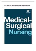 Test Bank For OpenStax Medical-Surgical Nursing&period; 