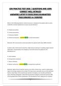 CEN RESPIRATORY EMERGENCIES &vert; QUESTIONS AND 100&percnt; CORRECT WELL DETAILED ANSWERS&vert;LATEST&excl;&excl;&excl;&excl;&excl;2025&sol;2026&vert;GUARANTEED PASS&vert;GRADED A&plus;&vert;VERIFIED