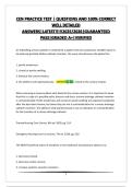 CEN PRACTICE TEST &vert; QUESTIONS AND 100&percnt; CORRECT WELL DETAILED ANSWERS&vert;LATEST&excl;&excl;&excl;&excl;&excl;2025&sol;2026&vert;GUARANTEED PASS&vert;GRADED A&plus;&vert;VERIFIED