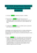 WGU C836 Actual Exam Questions  with Verified Answers Already  Graded A&plus;