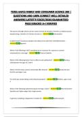 TEXES AAFCS FAMILY AND CONSUMER SCIENCE 200 &vert; QUESTIONS AND 100&percnt; CORRECT WELL DETAILED ANSWERS&vert;LATEST&excl;&excl;&excl;&excl;&excl;2025&sol;2026&vert;GUARANTEED PASS&vert;GRADED A&plus;&vert;VERIFIED