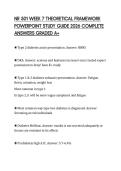 NR 501 WEEK 7 THEORETICAL FRAMEWORK POWERPOINT STUDY GUIDE 2026 COMPLETE ANSWERS GRADED A&plus;