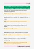 Final NPRO 1100 Questions and Correct  Answers&sol; Latest Update &sol; Already Graded 