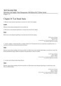 Test Bank for Operations and Supply Chain Management 16th Edition by F&period; Robert Jacobs&comma; Richard B&period; Chase