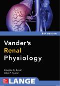 Vander&rsquo;s Renal Physiology 8th Edition &ndash; Best Renal Physiology Textbook for Med Students