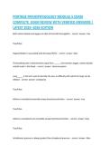 PORTAGE PATHOPHYSIOLOGY MODULE 5 EXAM COMPLETE  EXAM REVIEW WITH VERIFIED ANSWERS &vert; LATEST 2025&ndash;2026 EDITION