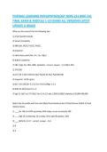PORTAGE LEARNING PATHOPHYSIOLOGY NURS 231 BIOD 331 FINAL EXAM & MODULE 1-10 EXAMS ALL VERSIONS LATEST UPDATE A GRADE