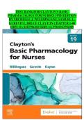 Clayton&rsquo;s Basic Pharmacology for Nurses 19th Edition &ndash; Complete Test Bank &lpar;Chapters 1&ndash;48&rpar;