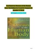 Test Bank for Diseases of the Human Body Seventh Edition by Carol D&period; Tamparo&comma; Jennifer T&period; Davis