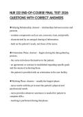 NUR 222 END-OF-COURSE FINAL TEST 2026 QUESTIONS WITH CORRECT ANSWERS