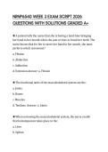 NRNP6540 WEEK 3 EXAM SCRIPT 2026 QUESTIONS WITH SOLUTIONS GRADED A&plus;