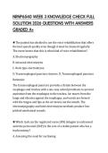 NRNP6540 WEEK 3 KNOWLEDGE CHECK FULL SOLUTION 2026 QUESTIONS WITH ANSWERS GRADED A&plus;