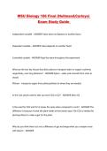 WSU Biology 106 Final &lpar;Hellman&Carloye&rpar; Exam Study Guide 