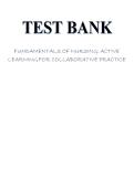 Test Bank &ndash; Fundamentals of Nursing&colon; Active Learning for Collaborative Practice 2nd Edition &ndash; Barbara L&period; Yoost